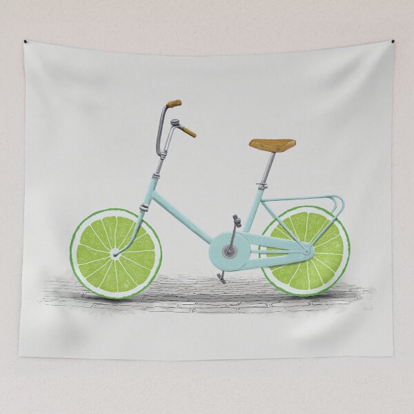 Item preview, A vintage bike with lime wheels designed and sold by Pavnud.