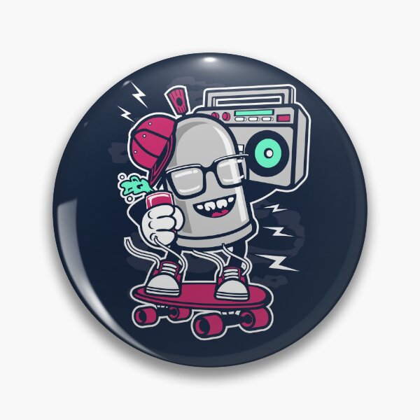 Artikelvorschau, Retro Stereoillustration Skateboardzubehör entworfen und verkauft von TheWildePeach.