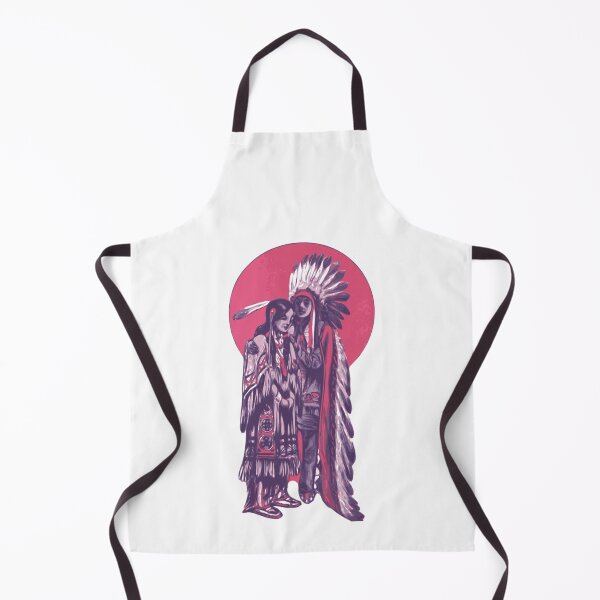 Item preview, Native American couple. Drawing of man and woman in love.   designed and sold by kaliabowman99.