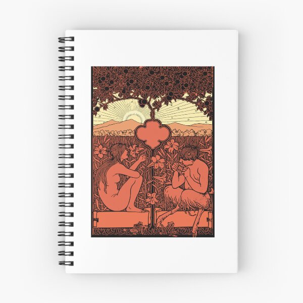 Item preview, Nature harmony scene  Color illustration of man and woman in love with nature.   designed and sold by kaliabowman99.