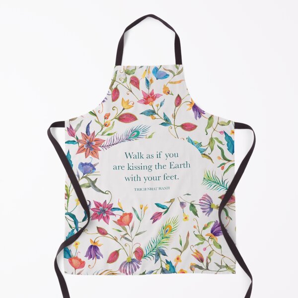 Item preview, Walk as if you are kissing the Earth with your feet. - Thich Nhat Hanh designed and sold by StudioCitrine.