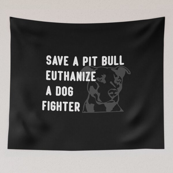 Item preview, Save A Pitbull Euthanize A Dog Fighter designed and sold by SamirElh77.
