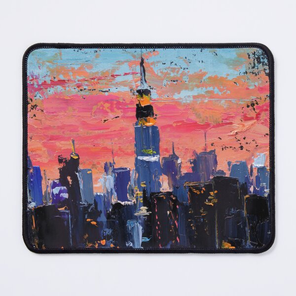 Item preview, Nwe York Oil Painting Print designed and sold by NatalyMak.