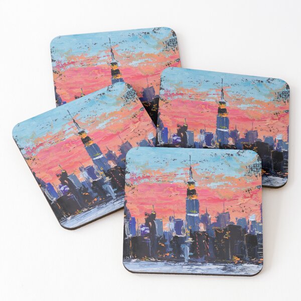 Item preview, Nwe York Oil Painting Print designed and sold by NatalyMak.