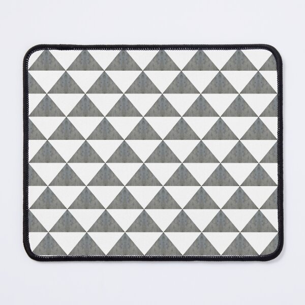 Item preview, Concrete grey and white geometric triangle pattern designed and sold by by-jwp.