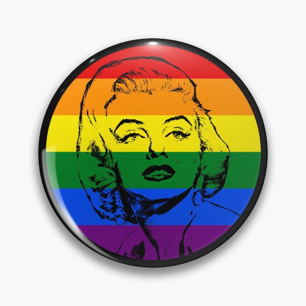 Item preview, Marilyn Monroe LGBT Stencil designed and sold by RevolutionInPaint.
