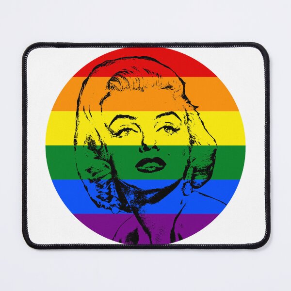 Item preview, Marilyn Monroe LGBT Stencil designed and sold by RevolutionInPaint.