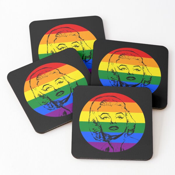 Item preview, Marilyn Monroe LGBT Stencil designed and sold by RevolutionInPaint.