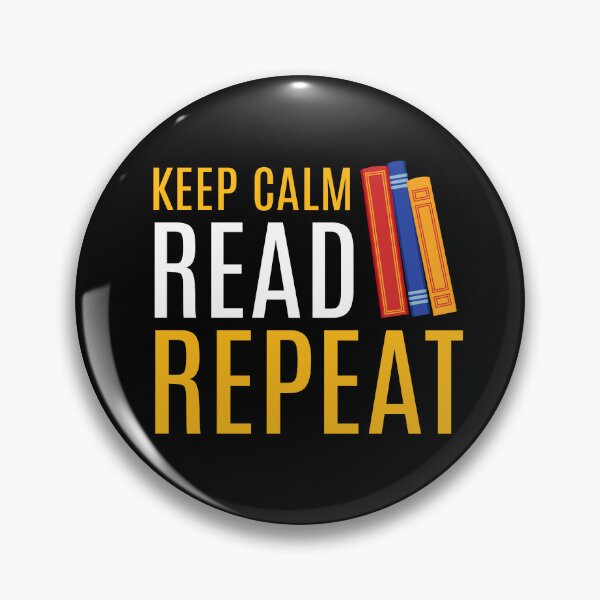 Item preview, Keep Calm Read Repeat designed and sold by TheCosmoWest.