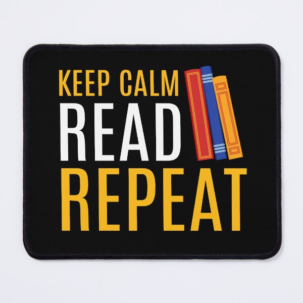 Item preview, Keep Calm Read Repeat designed and sold by TheCosmoWest.