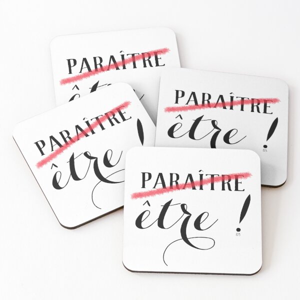 Des mots en partage (46) Dessous de verre (lot de 4)