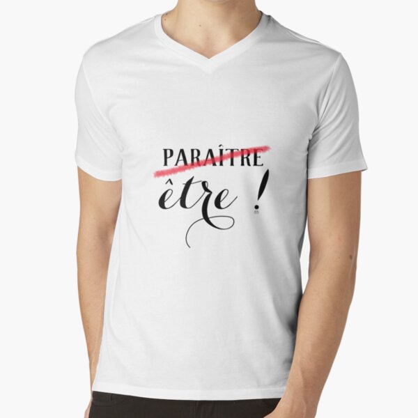 Des mots en partage (46) T-shirt col V