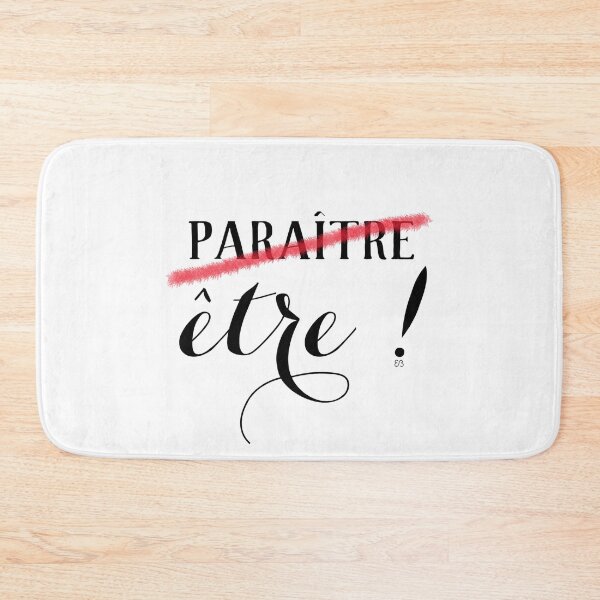 Des mots en partage (46) Tapis de bain