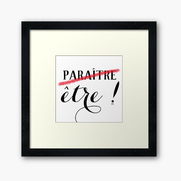 Des mots en partage (46) Impression encadrée