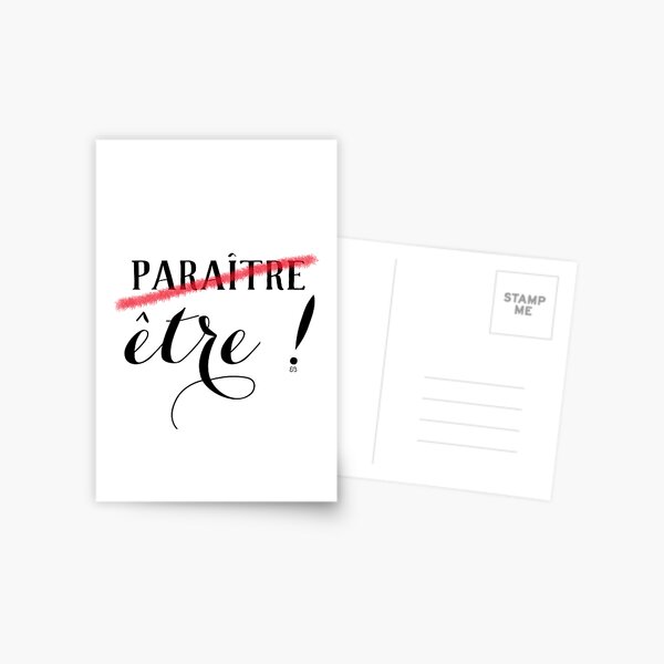 Des mots en partage (46) Carte postale