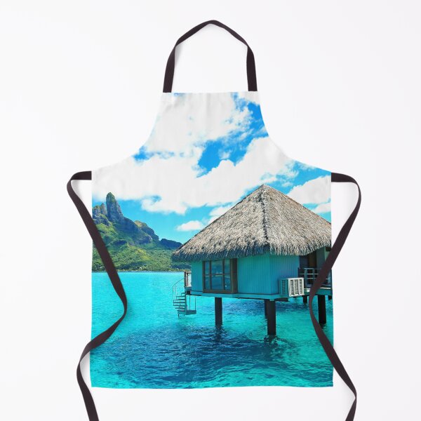 Item preview, Bora Bora Overwater Bungalow Clear Lagoon Water designed and sold by RyansOpenDoor.