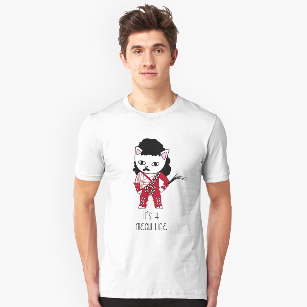 It's a meow life Slim Fit T-Shirt