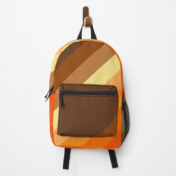 Item preview, Orange and brown retro diagonal stripes designed and sold by BattaAnastasia.