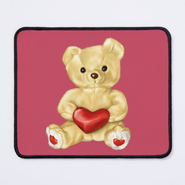 Item preview, Pink Cute Teddy Bear designed and sold by Boriana Giormova.