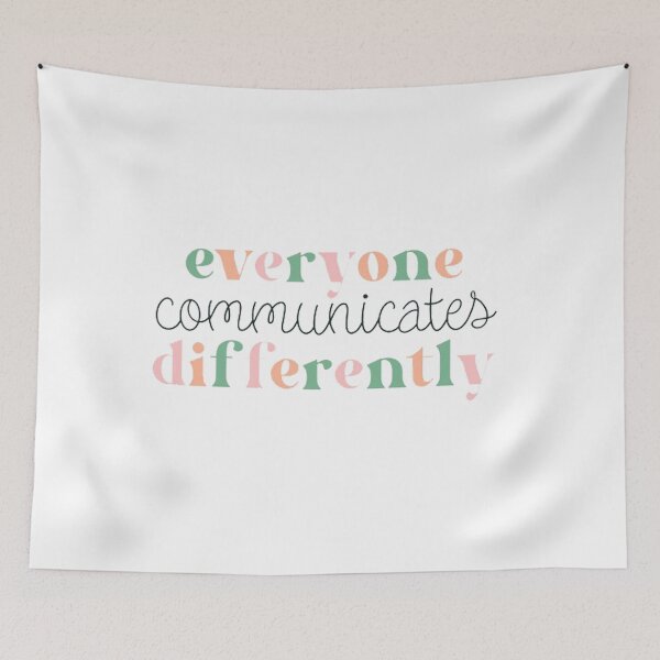 Item preview, Everyone Communicate Differently Autism Special Ed Teacher designed and sold by ghazalish.