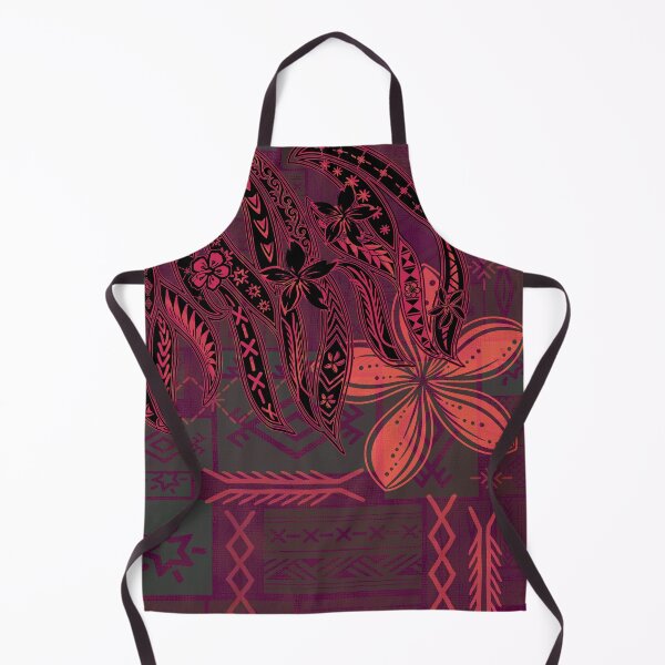 Item preview, Samoan Coral Malu Mana Tribal Collage designed and sold by sunnthreads.