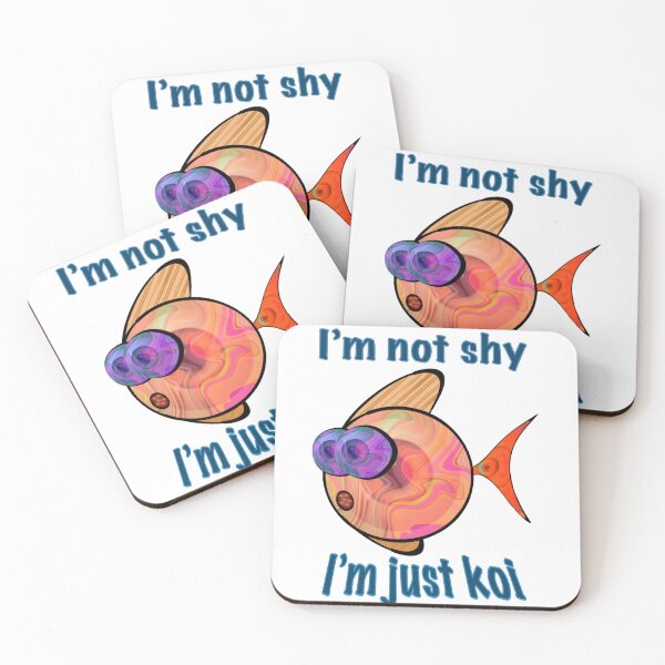 Item preview, Not Shy. Just Koi. designed and sold by zenferren.