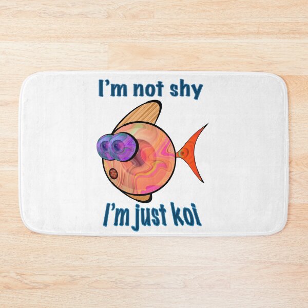 Item preview, Not Shy. Just Koi. designed and sold by zenferren.