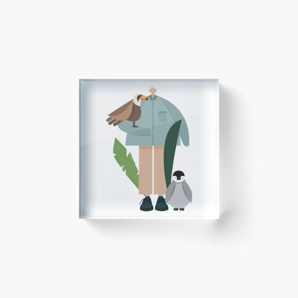 Item preview, David Attenborough-bird   designed and sold by TheCalendark.