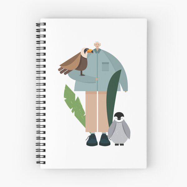 Item preview, David Attenborough-bird   designed and sold by TheCalendark.