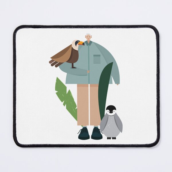 Item preview, David Attenborough-bird   designed and sold by TheCalendark.