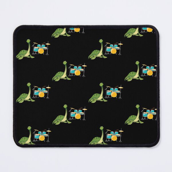 Item preview, Dinosaur Playing Drums ,Funny Good Dinosaur Drums Lovers Green Cute Dinosaur Art designed and sold by pedrored369.