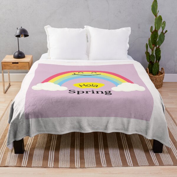 Item preview, Hola primavera con lindo arcoiris designed and sold by Fa5ad.