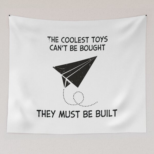 Item preview, The Coolest Toys Cant Be Bought They Must Be Built Airplane for kids designed and sold by TheMattDesigns.