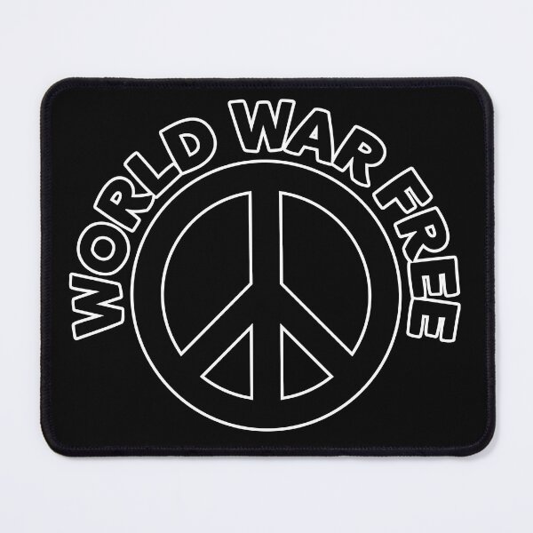 Item preview, World War Free - Peace Symbol Black - CND designed and sold by NoMatterLab.