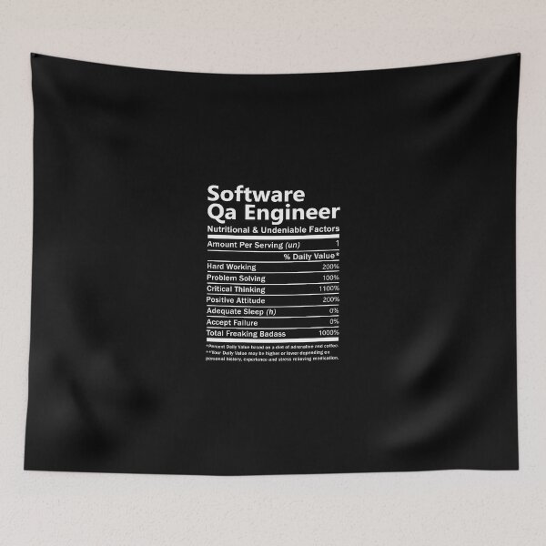 Item preview, Software Qa Engineer  T Shirt - Nutritional Daily Factors Job Gift Item Tee designed and sold by anthonyodo.