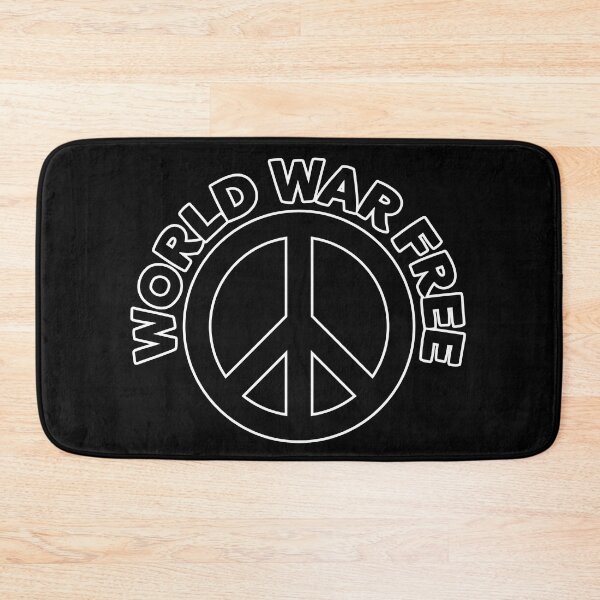 Item preview, World War Free - Peace Symbol Black - CND designed and sold by NoMatterLab.