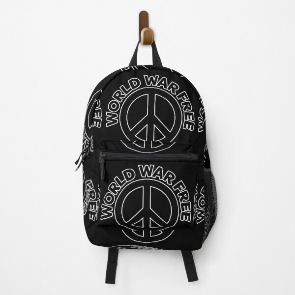 Item preview, World War Free - Peace Symbol Black - CND designed and sold by NoMatterLab.