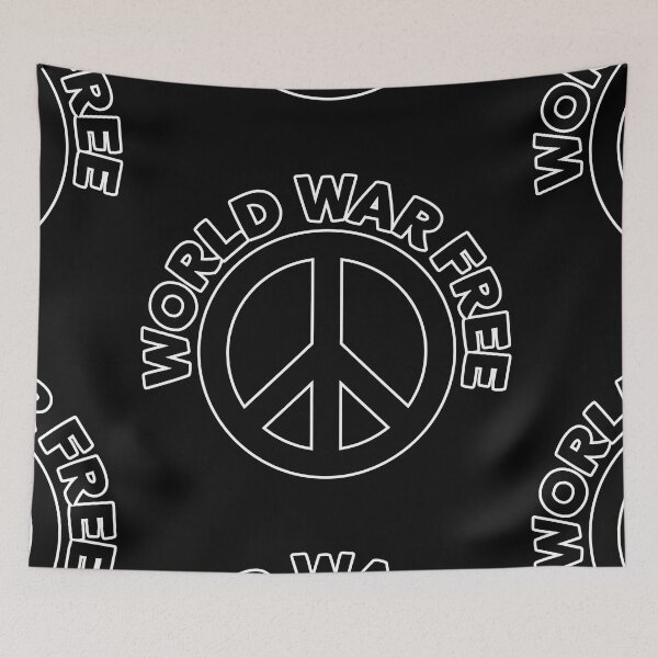 Item preview, World War Free - Peace Symbol Black - CND designed and sold by NoMatterLab.