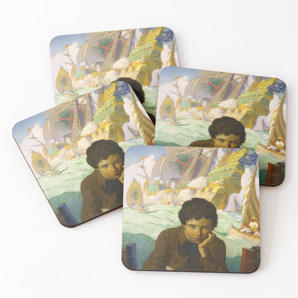 Item preview, N.C. Wyeth. Storybook, (Nathaniel Wyeth as a Child, Reading) 1921 designed and sold by likiska.