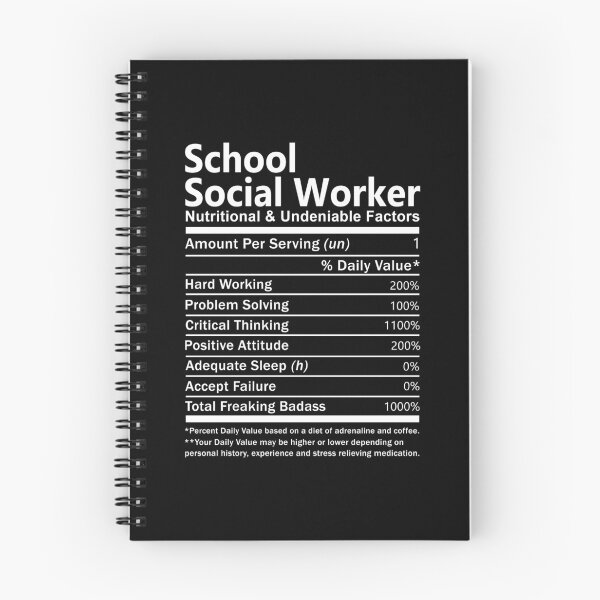 Item preview, School Social Worker  T Shirt - Nutritional Daily Factors Job Gift Item Tee designed and sold by gabridunc4.