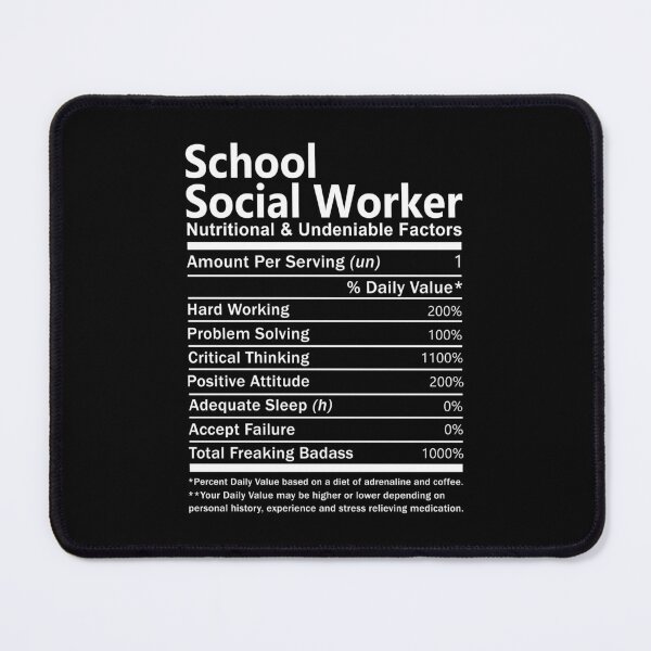 Item preview, School Social Worker T Shirt - Nutritional Daily Factors Job Gift Item Tee designed and sold by gabridunc4.