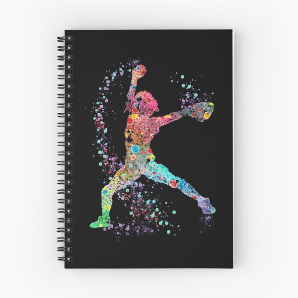 Item preview, Girl Baseball Softball Pitcher Watercolor Painting Art Print Classic T-Shirt designed and sold by cohenashl6.