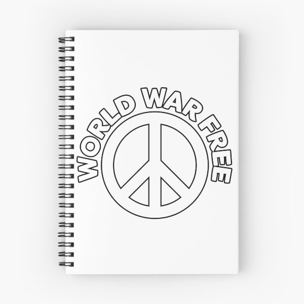 Item preview, World War Free - Peace Symbol White - CND designed and sold by NoMatterLab.
