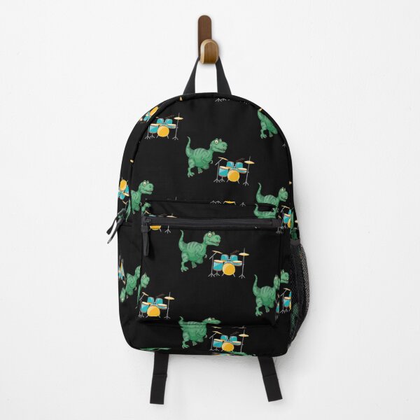 Item preview, Dinosaur Playing Drums ,Funny Good Dinosaur Drums Lovers Green Design designed and sold by pedrored369.