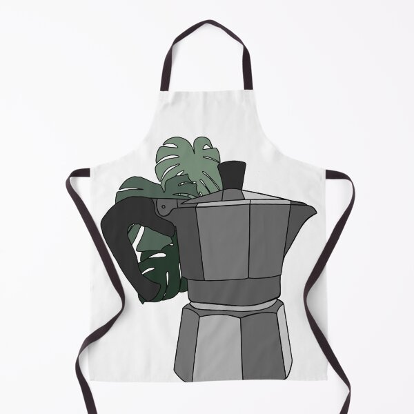 Item preview, Illustration Bialetti & Monstera designed and sold by frozenLIIMES.
