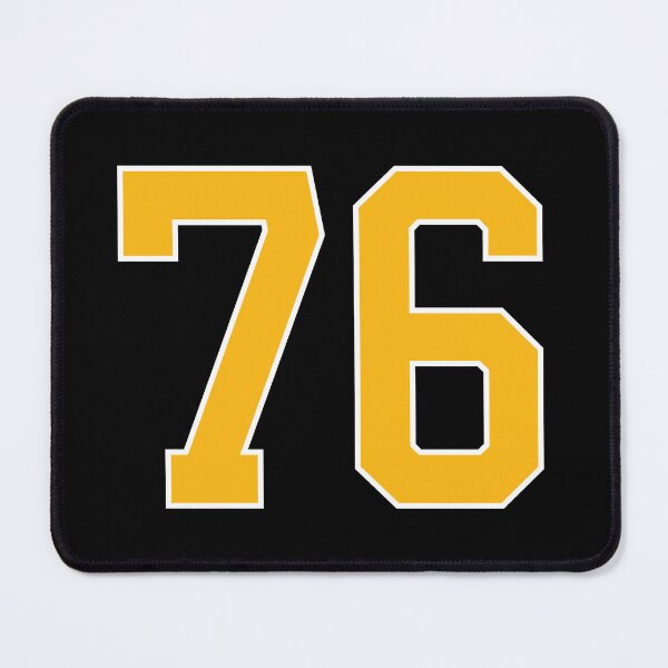Item preview, Yellow Number 76 lucky sports jersey seventy six designed and sold by HeavyStyle.