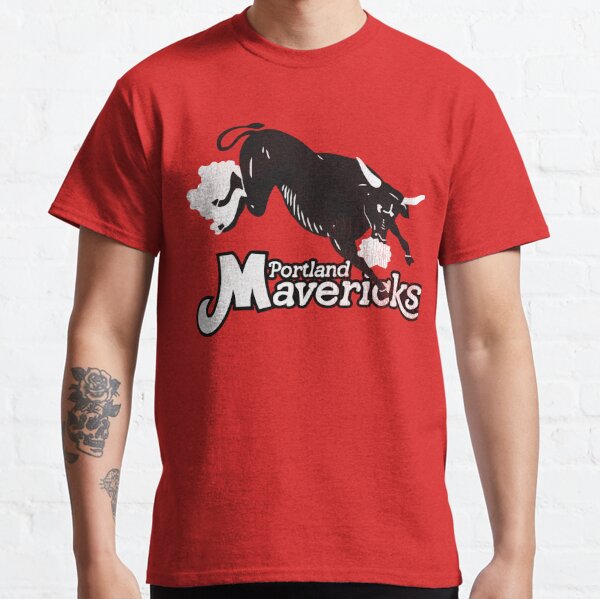 darklordpug Portland Mavericks Retro Defunct Baseball Jersey T-Shirt