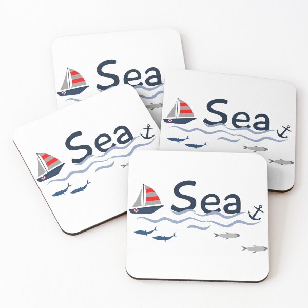 Item preview, Boats and Fishes in The Sea - 2 designed and sold by aisyafar.