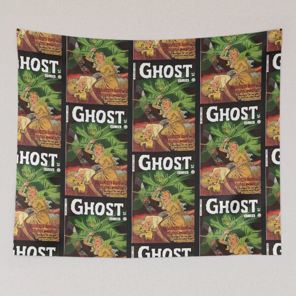 Item preview, Ghost Horror Sci-Fi Retro Comic Vintage 50s designed and sold by LittleIconShop.