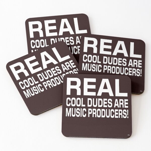 Item preview,  REAL COOL DUDES ARE MUSIC PRODUCERS! Tshirt, mugs designed and sold by DoubleDSD.